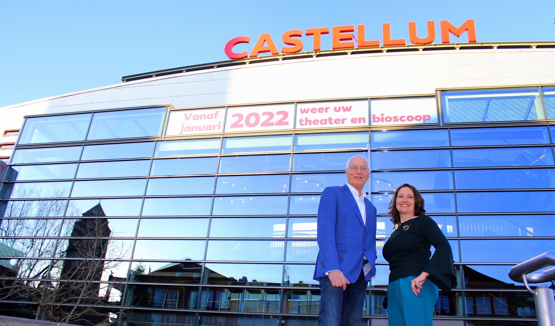 Of Castellum inderdaad in januari de deuren kan openen? Interim directeur Marcel 't Sas en marketingmanager Anya Tuit: 'Zodra we mogen, staan we klaar'.