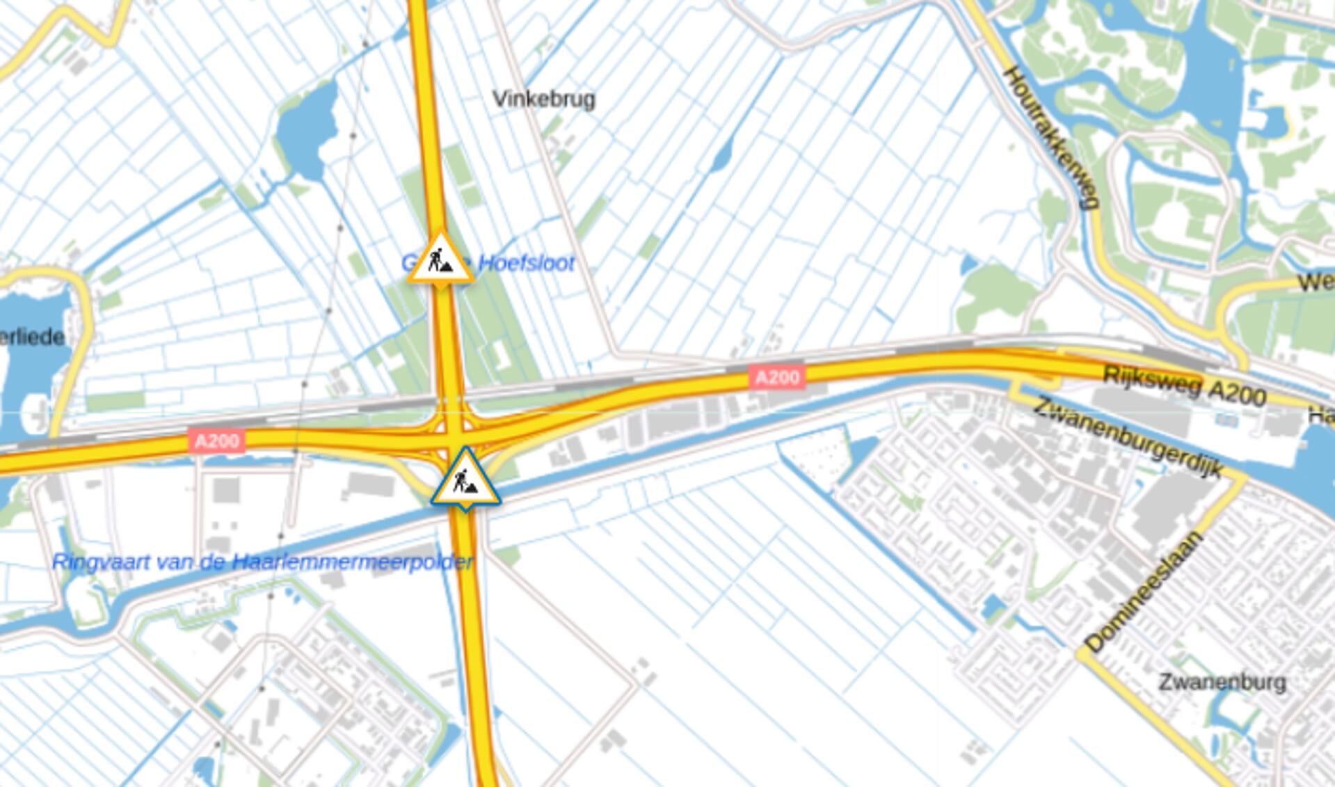 Van vrijdag 10 december tot 13 december voert Rijkswaterstaat werkzaamheden uit aan knooppunt Rottepolderplein.  