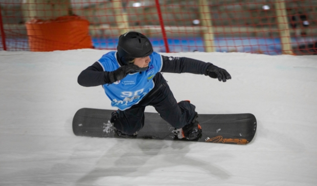 <p>Vos was in Limburgse sneeuwtempel niet te houden.</p>