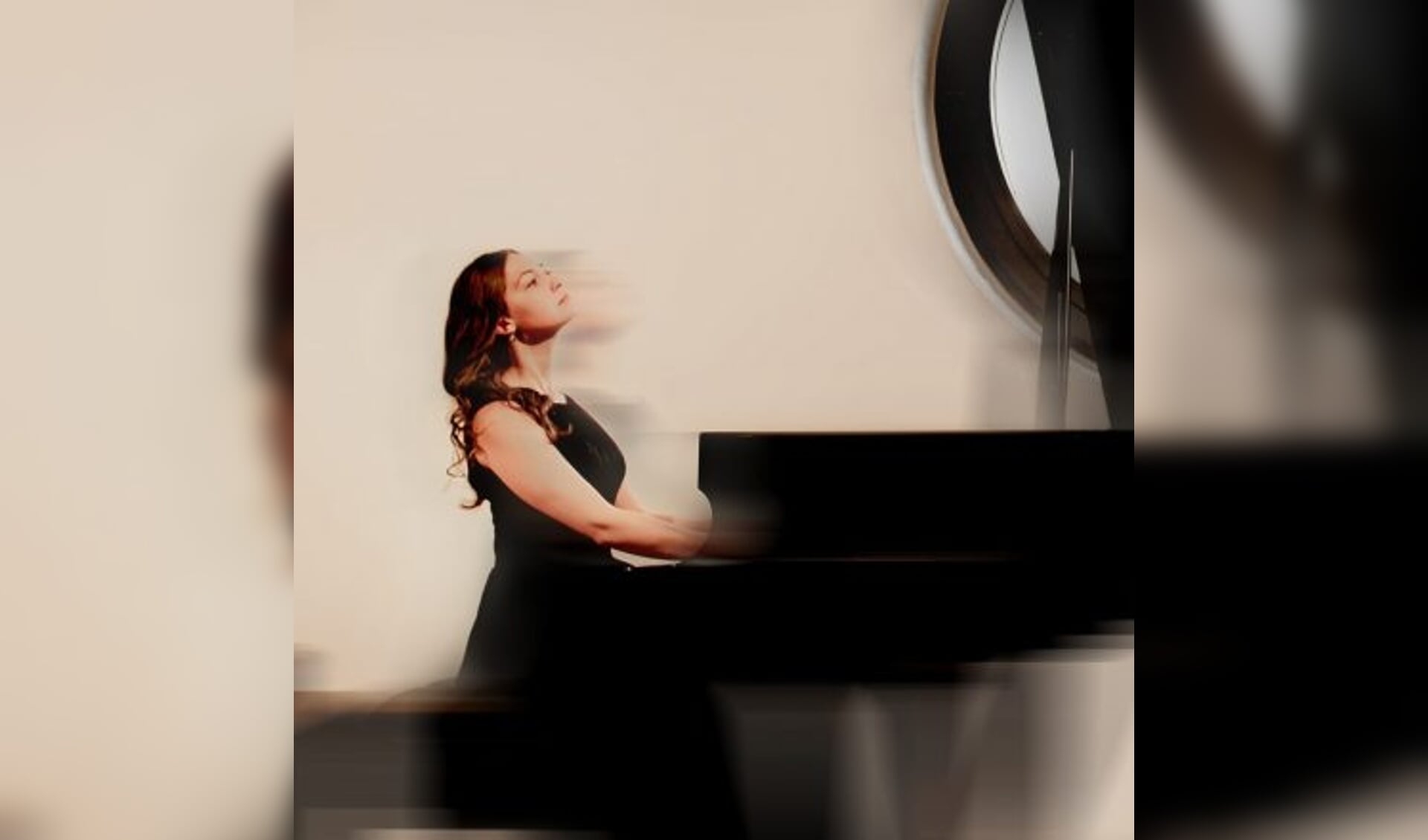 Een van de Masters, de Russische pianiste Daria Parkhomenko. 