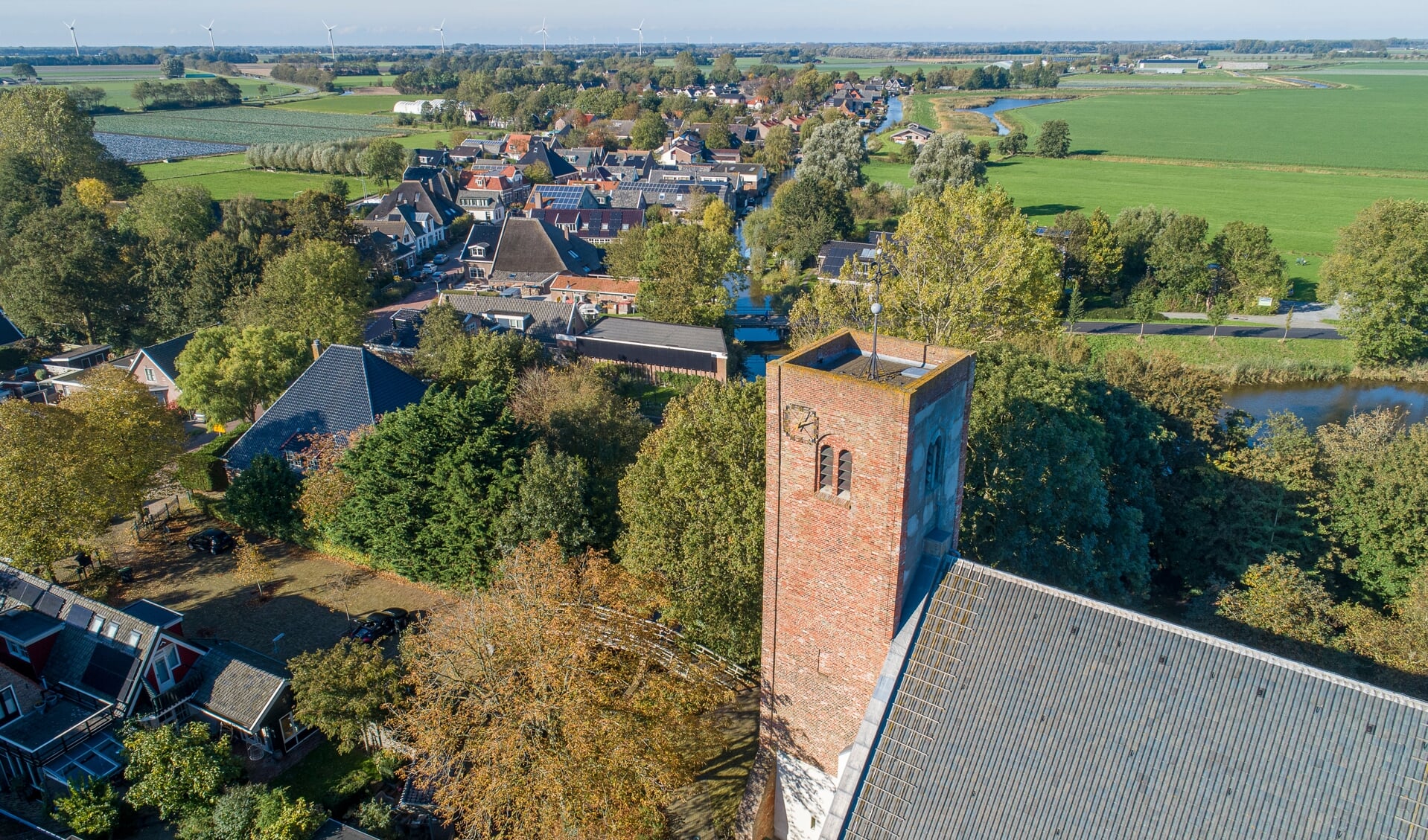 De Allemanskerk in Oudkarspel, een van de pareltjes uit het boek van Norbert Reijngoud.