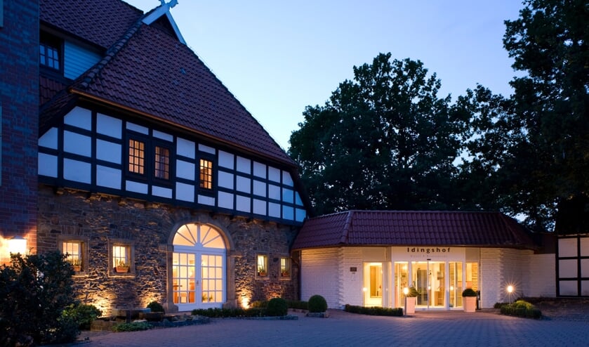 Hotel Idingshof, met het traditionele vakwerk, straalt meteen al sfeer uit.