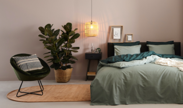Rust en harmonie in slaapkamer.