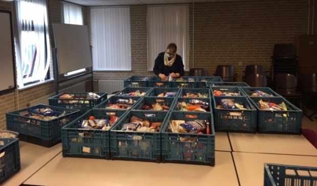 <p>In het distributiecentrum worden de pakketten samengesteld.</p>