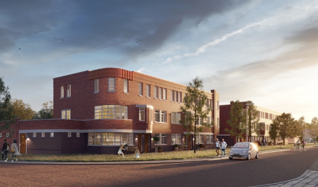 <p>Op de hoek van de Coornhertkade; een ronde hoek met mee ontworpen bergingen.</p>