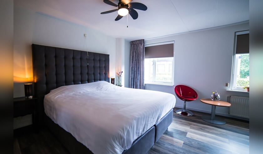 Fraaie kamers in het Hotel De Korenbeurs.