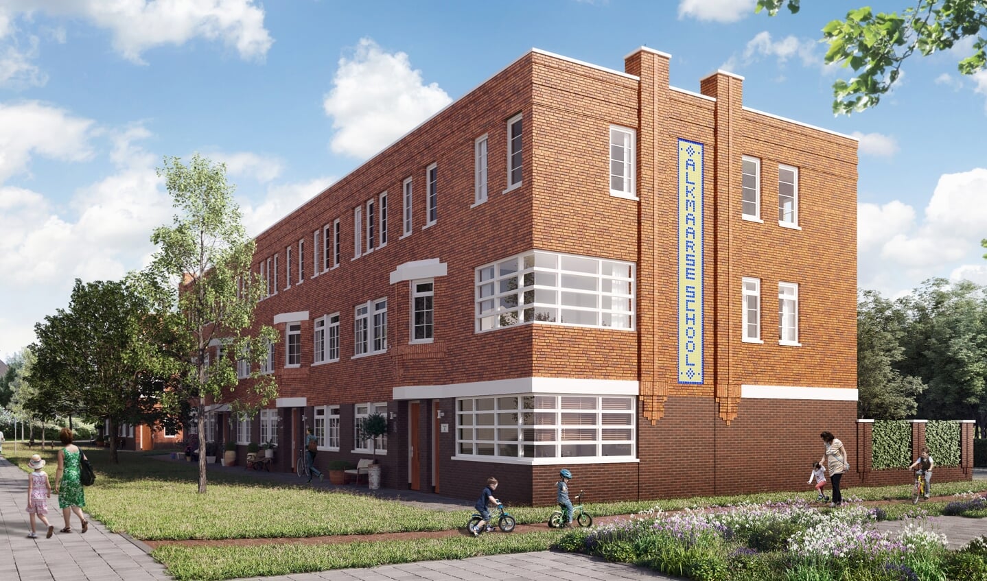 Alkmaarse School, verwijst ook naar de bouwstijl 'Amsterdamse School'