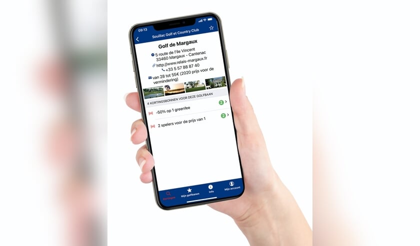 Met de app van Golf O Max kun je op alle deelnemende golfbanen terecht om met korting te spelen.