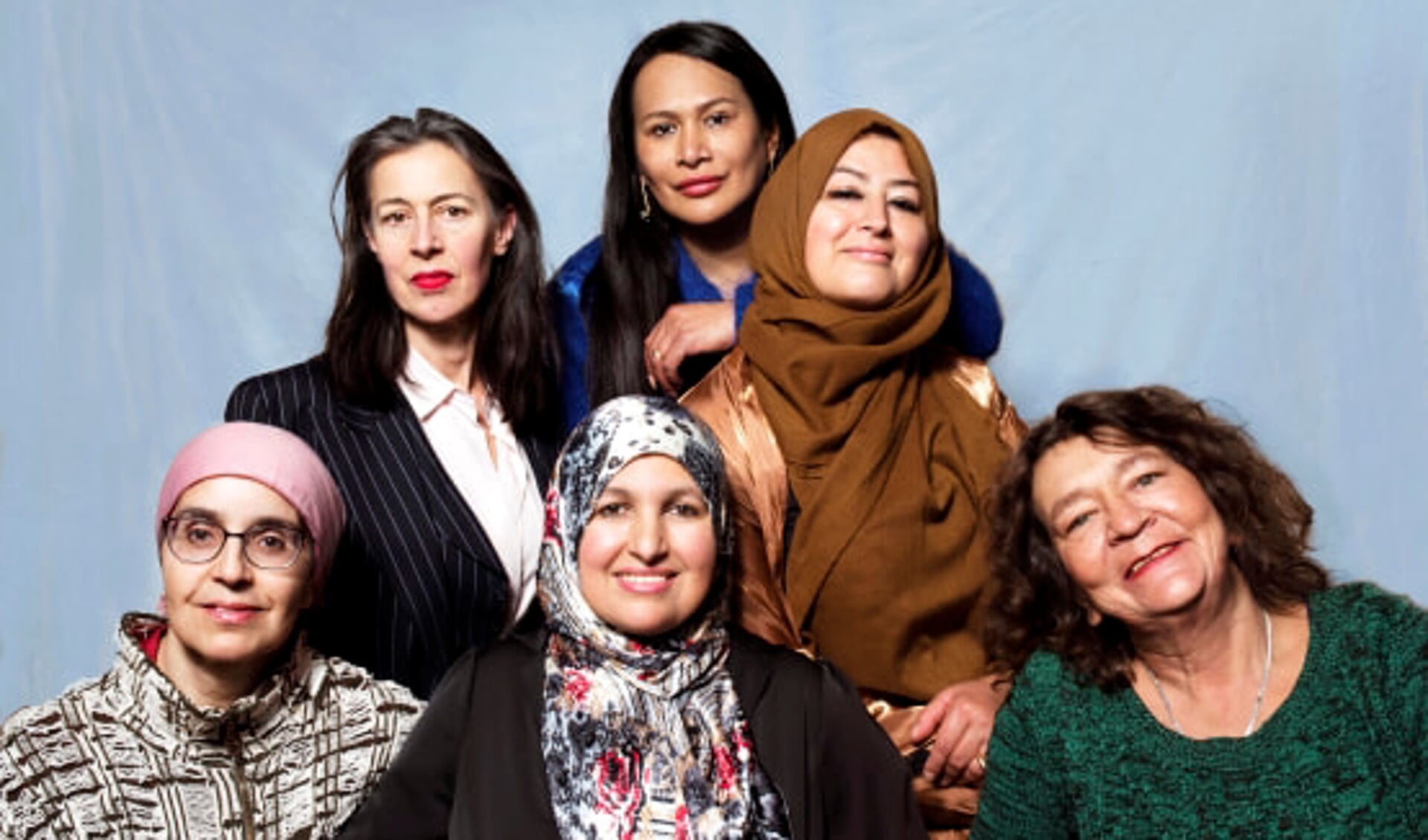 V.l.n.r.: Zainab, Adelheid, Darifa, Dinah, Nora en Meikina.