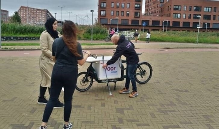 Den Haag doet mee en plakt er de 'Actieweek schone buurt' aan vast, ook in Leidschenveen-Ypenburg. Foto: pr