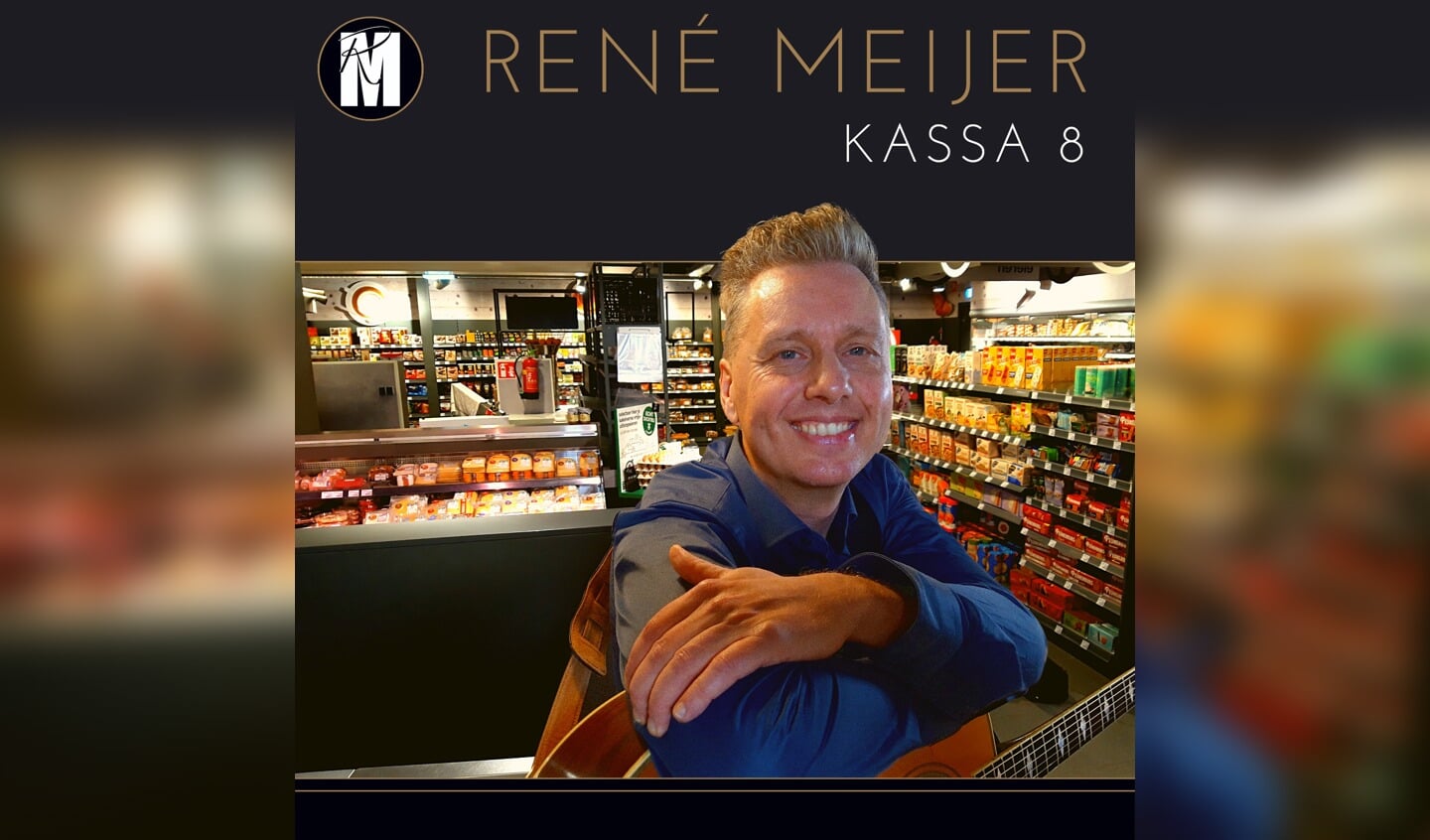 Zanger René Meijer zijn hart gaat harder kloppen bij het afrekenen van zijn boodschappen bij kassa 8... 