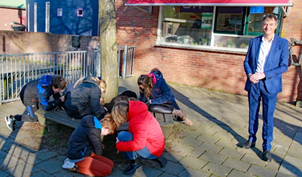 <p>De leerlingen van de Grosthuizerschool waren lekker buiten aan de gang.</p>