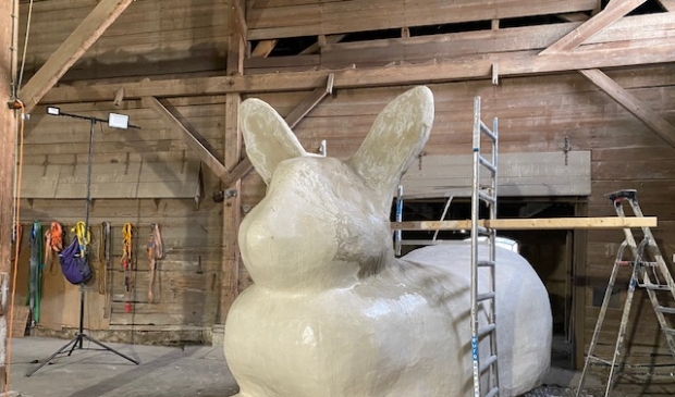 <p>De Berm Bunnie nog in de loods.</p>