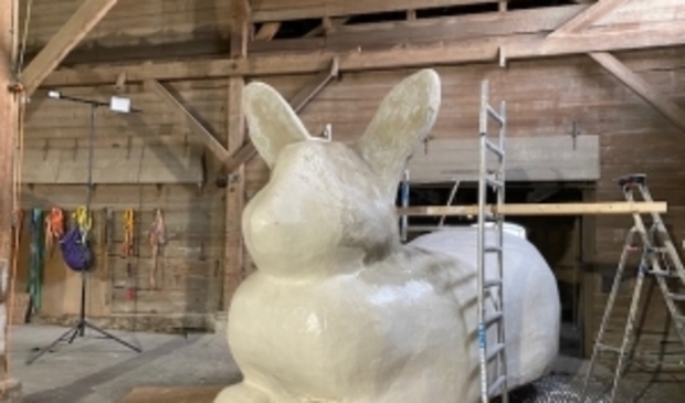 <p>De Berm Bunnie nog in de loods.</p>