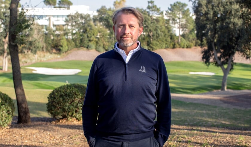 Dirk Delfortrie, Director of Golf op PGA Catalunya. ,,Alles wat ik hiervoor gedaan heb, komt hier allemaal samen. Een geweldige mix van twee werelden.’’