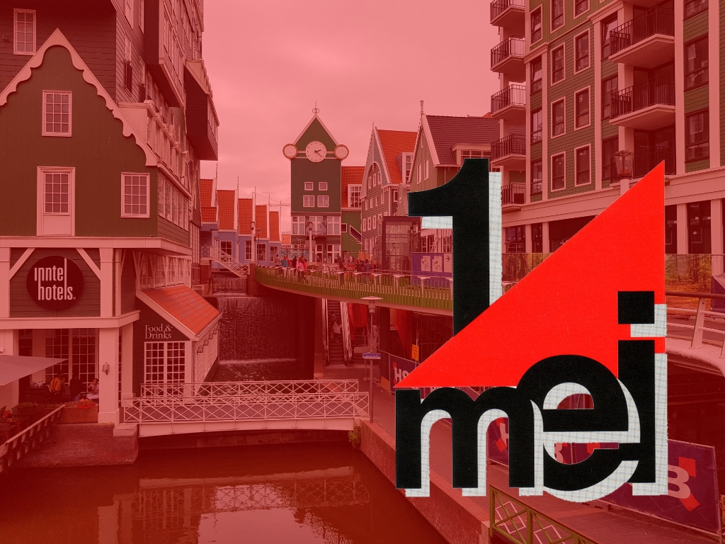 De Zaanstreek kleurt als vanouds rood bij de 1 mei viering.
