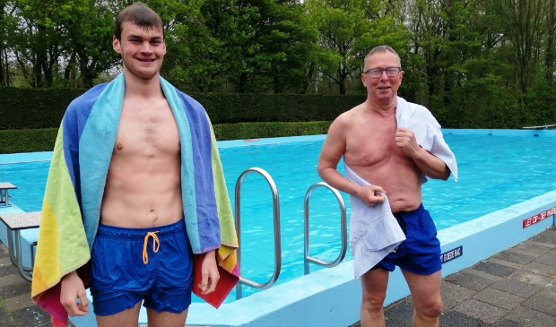 <p>Aart Goede Junior en Marcel de Wit lieten zich niet kennen.</p>
