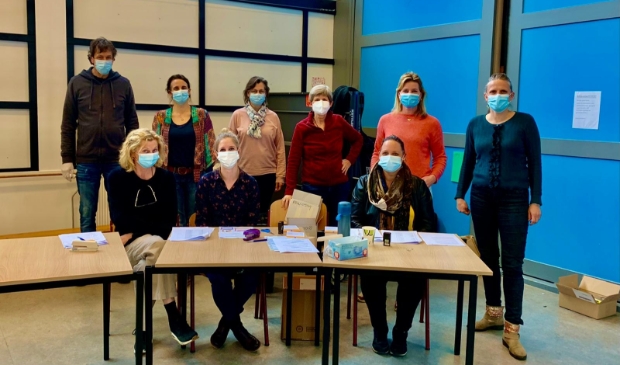 Het vaccinatieteam van praktijk Bankwerkerij.