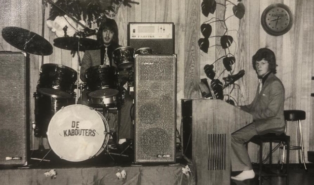 <p>De Kabouters jaren zestig. Cor de Visser (drums) en Jan Kraak.</p>