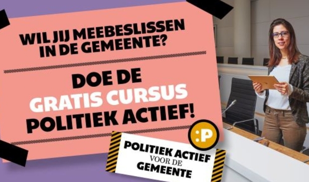 Wil jij ook meepraten en meebeslissen? Meld je dan aan voor de cursus.