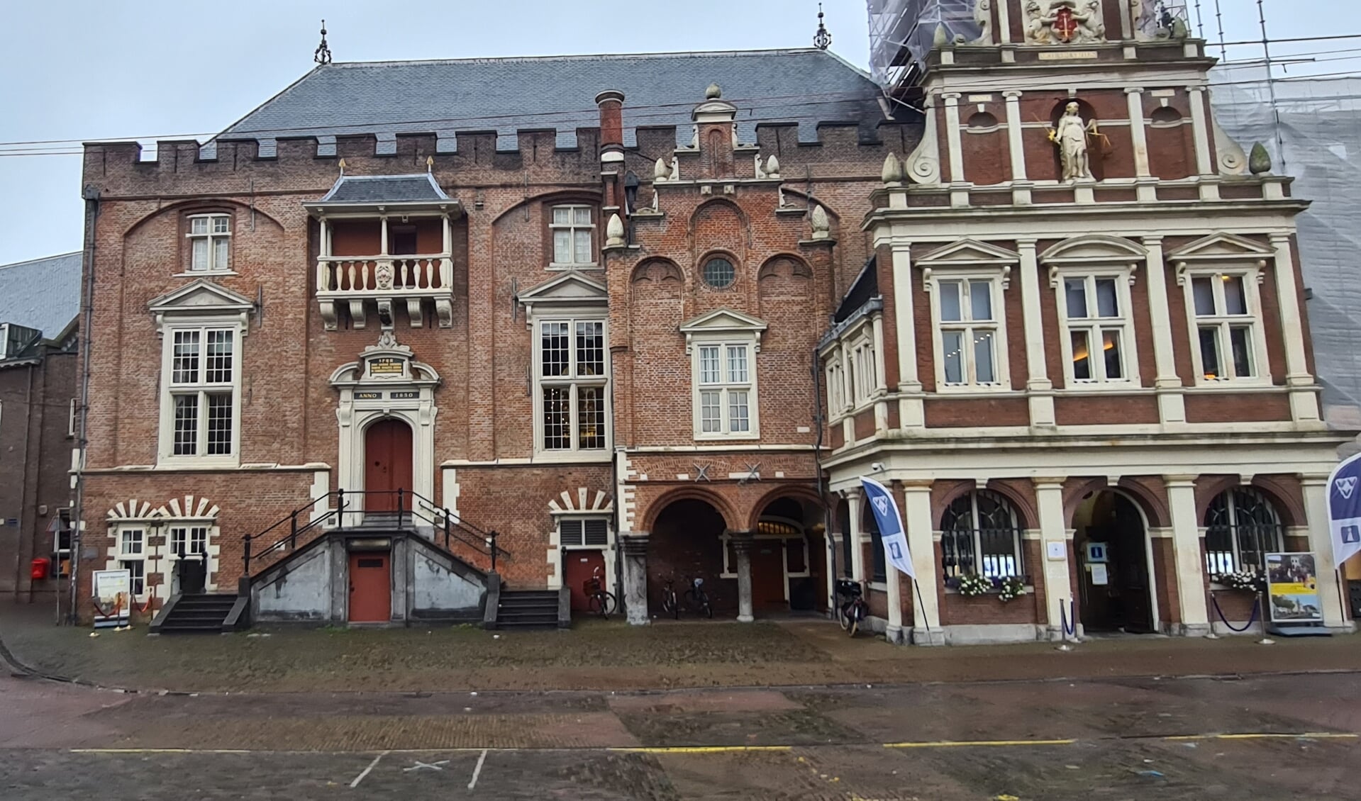 Het stadhuis van Haarlem.