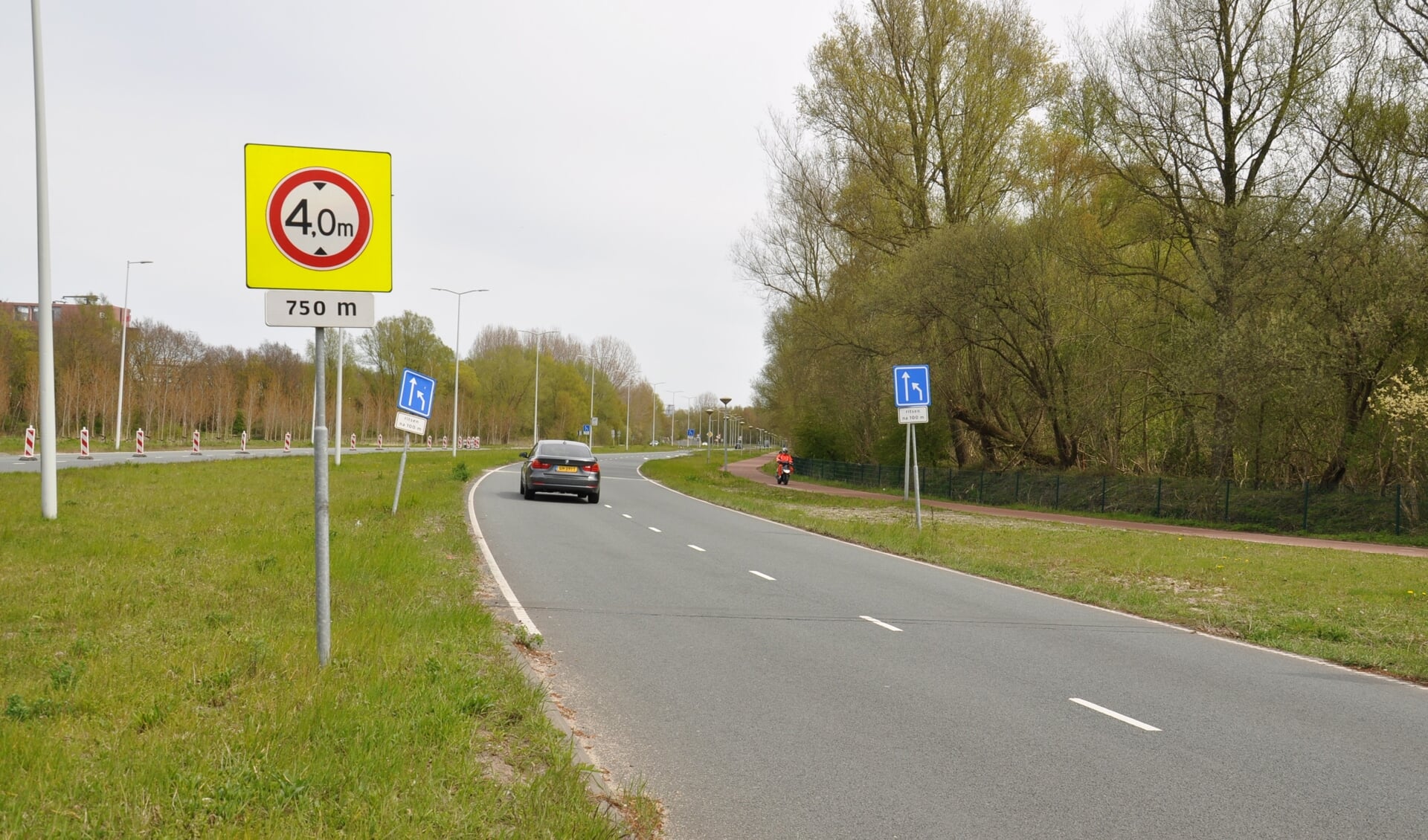 De Oude Haagseweg zou beter kunnen benut voor verkeer.