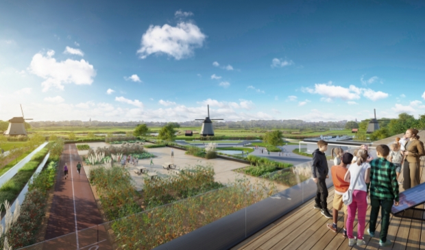 <p>Fraai uitzicht over de Oudorperpolder.</p>