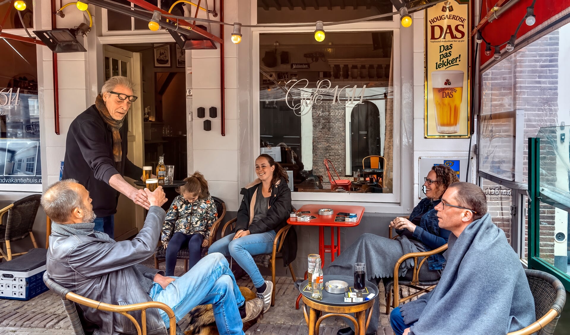 De biertap van Café 1614 in Monnickendam doet het nog. 
