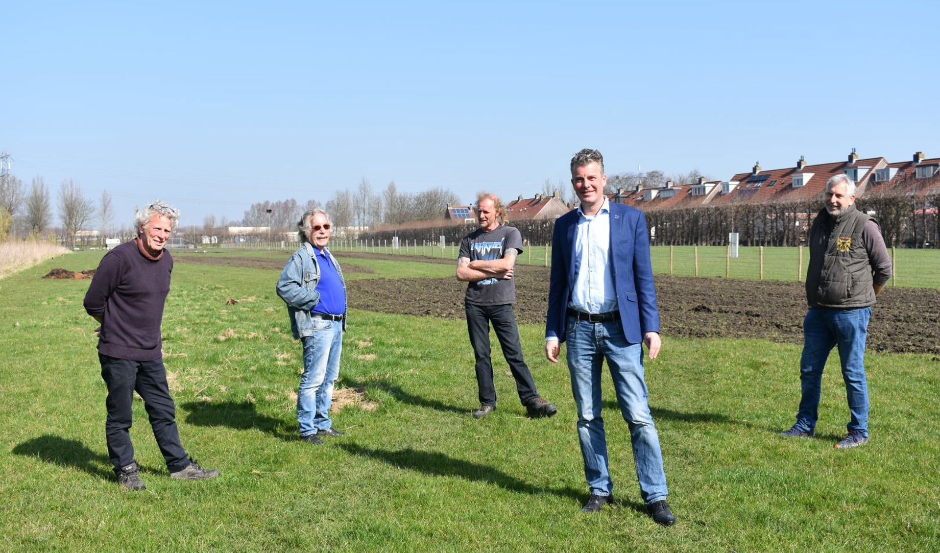 Er wordt een nieuw wandelgebied aangelegd bij het Leekerpad in Risdam-Noord.  