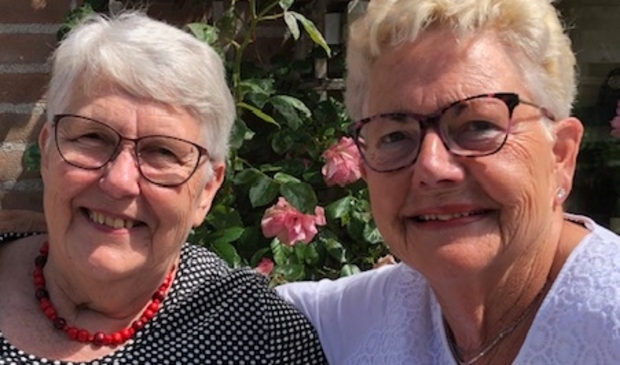 <p>Wil (links) en Gerda al 82 jaar hartsvriendinnen. </p>
