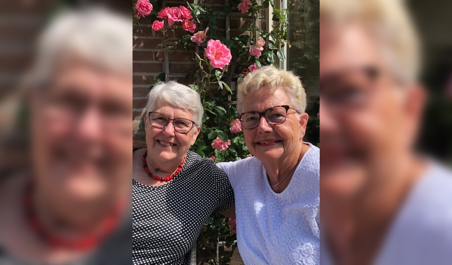 Wil (links) en Gerda al 82 jaar hartsvriendinnen. 