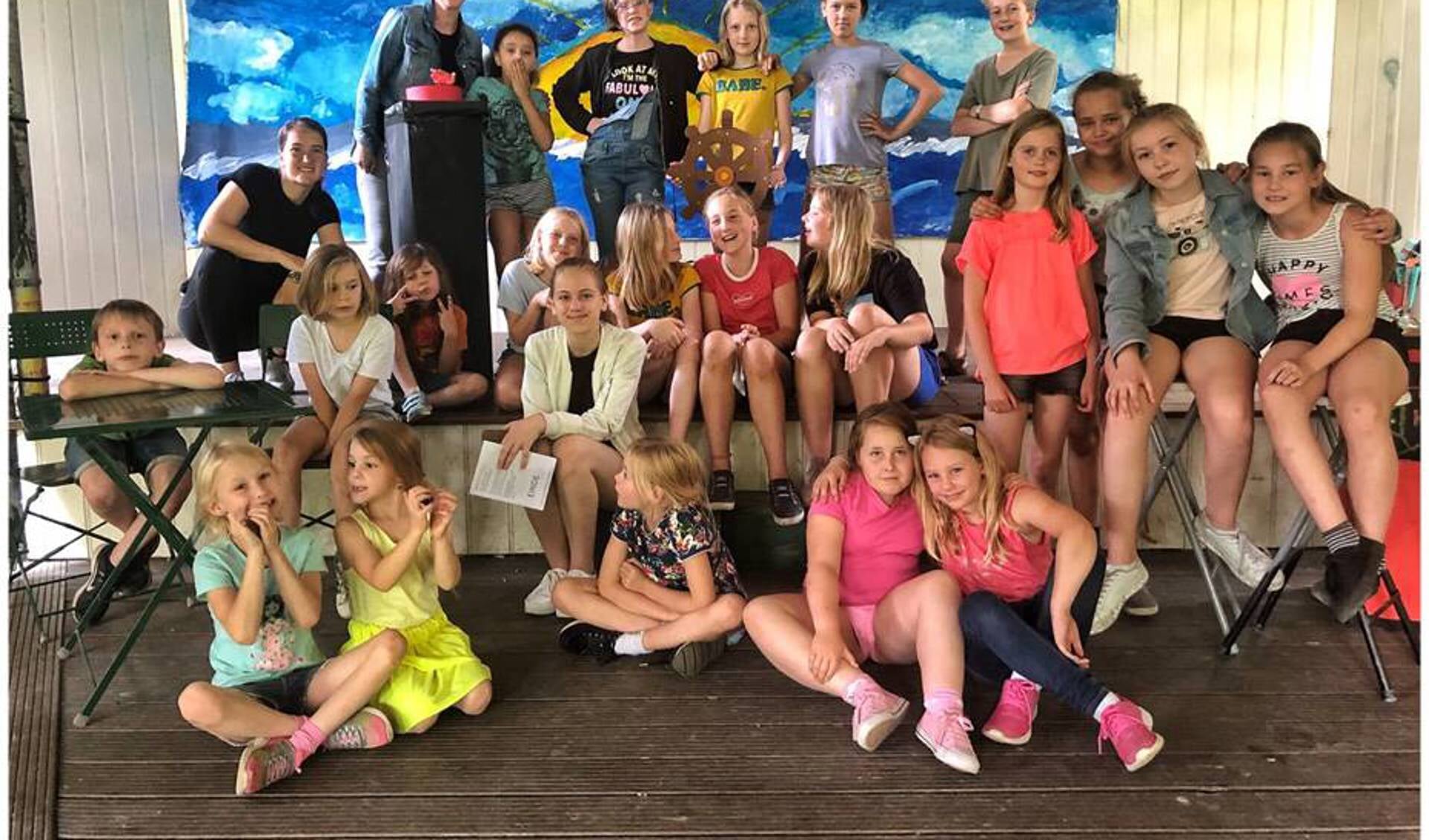 Summerschool 2019 de musical “Kom aan Boord“.