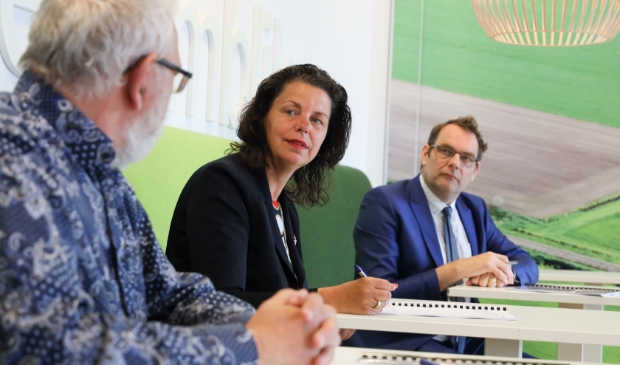 <p>Piet Konijn, Andrea van Langen en Hans Kröger.</p>