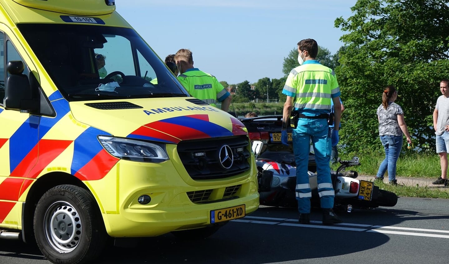 Ambulance is snel ter plaatse.