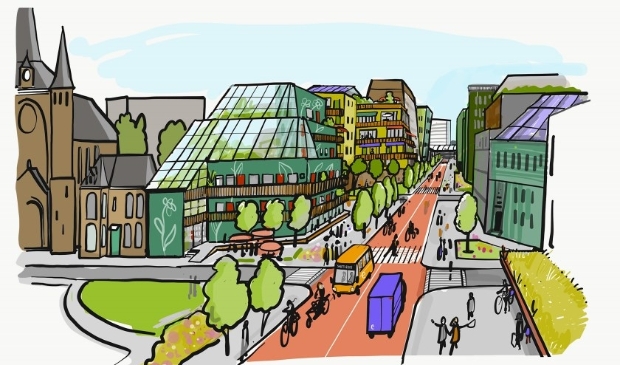 <p>Is dit de Peperstraat in 2040?</p>