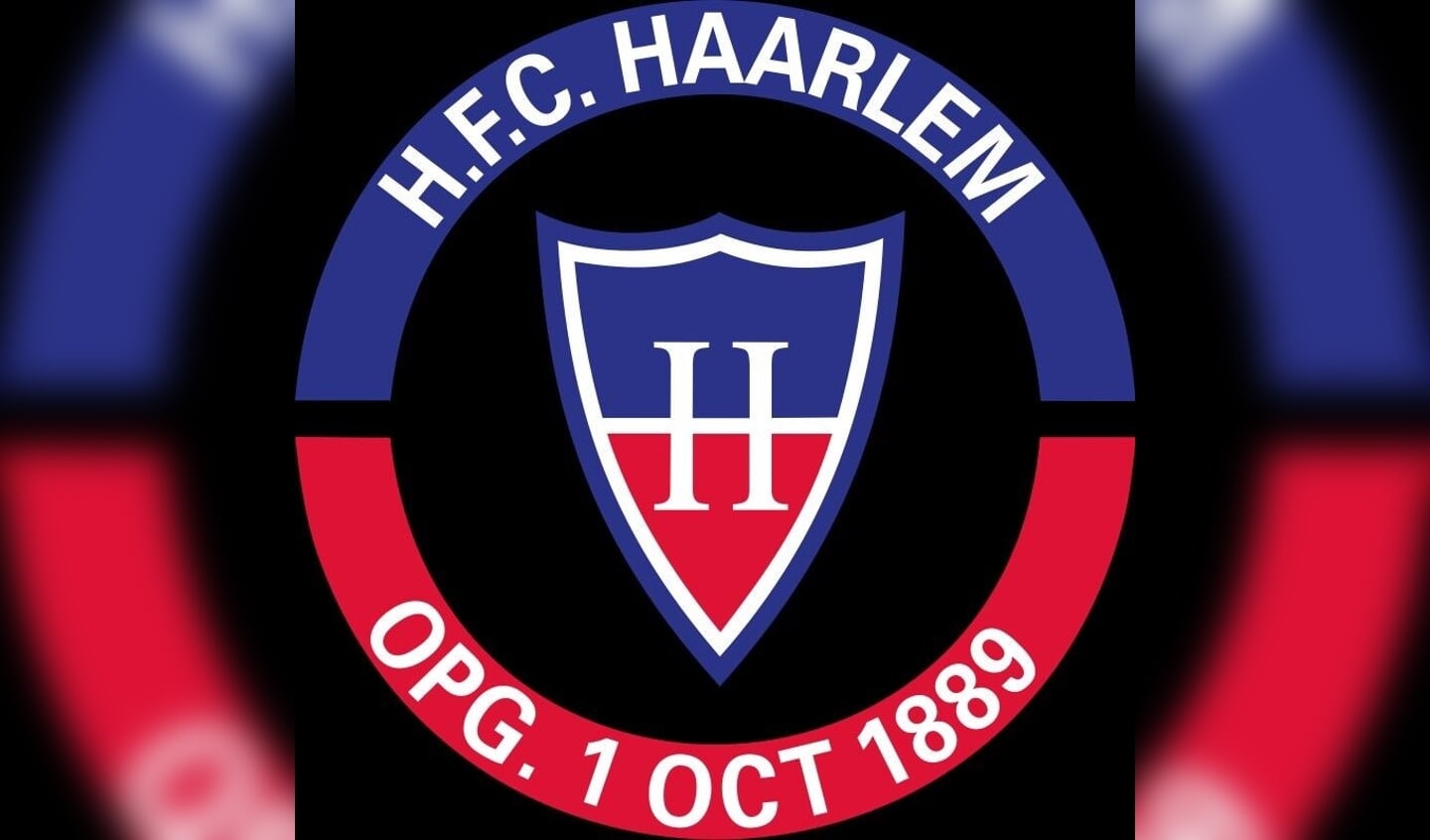Het logo van H.F.C. Haarlem.