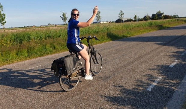 <p>Tessa laat maar wat graag zien hoe fijn fietsen kan zijn!</p>