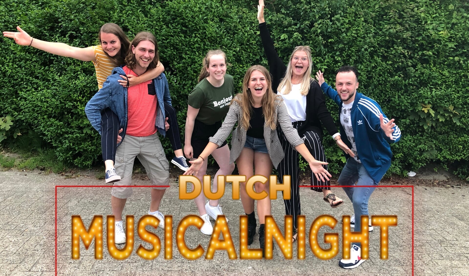 De zes Thalia-talenten die mee mogen doen aan de Dutch Musicalnight. 