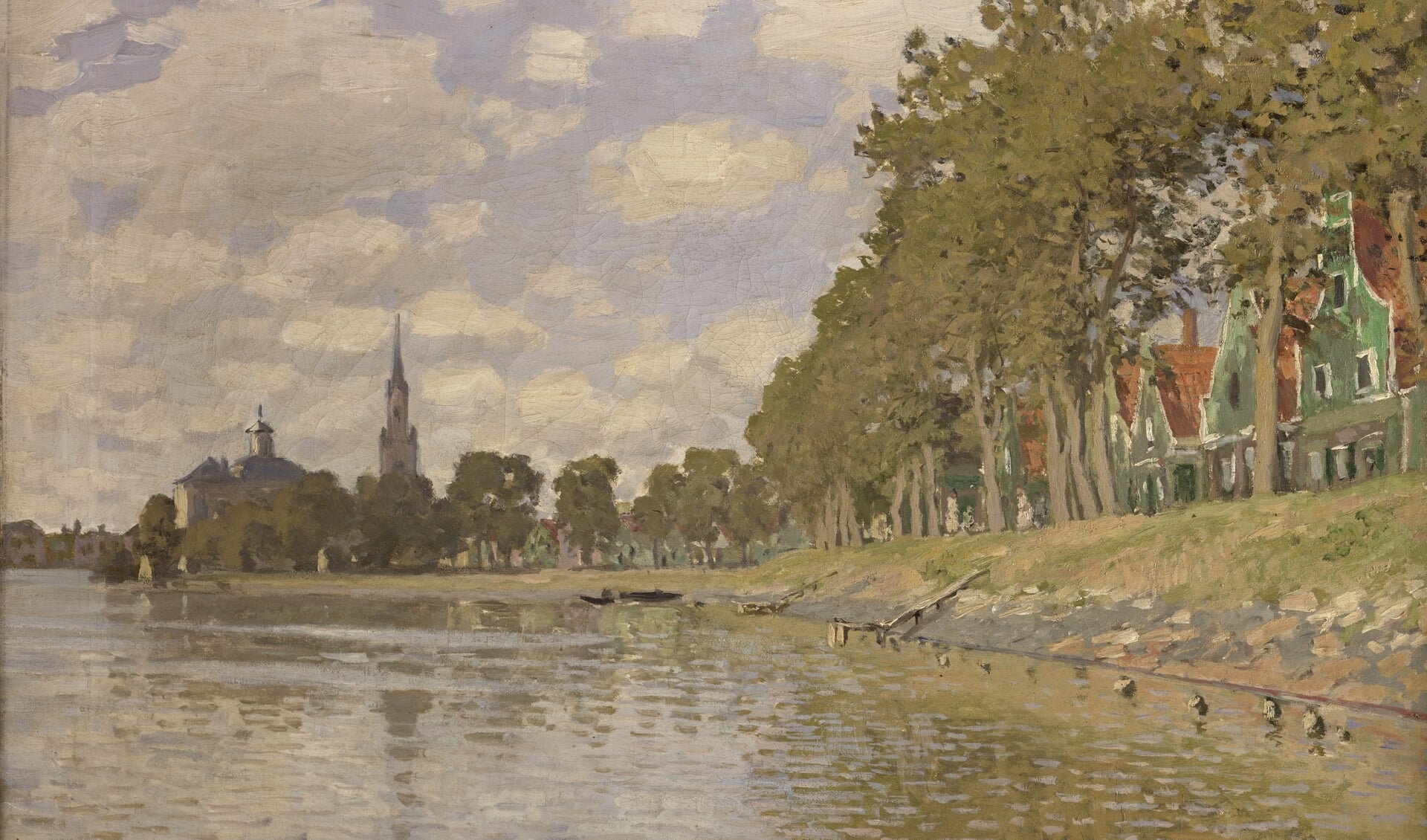 Zaandam (Holland) 1871 (oil on canvas) by Monet, Claude (1840-1926).