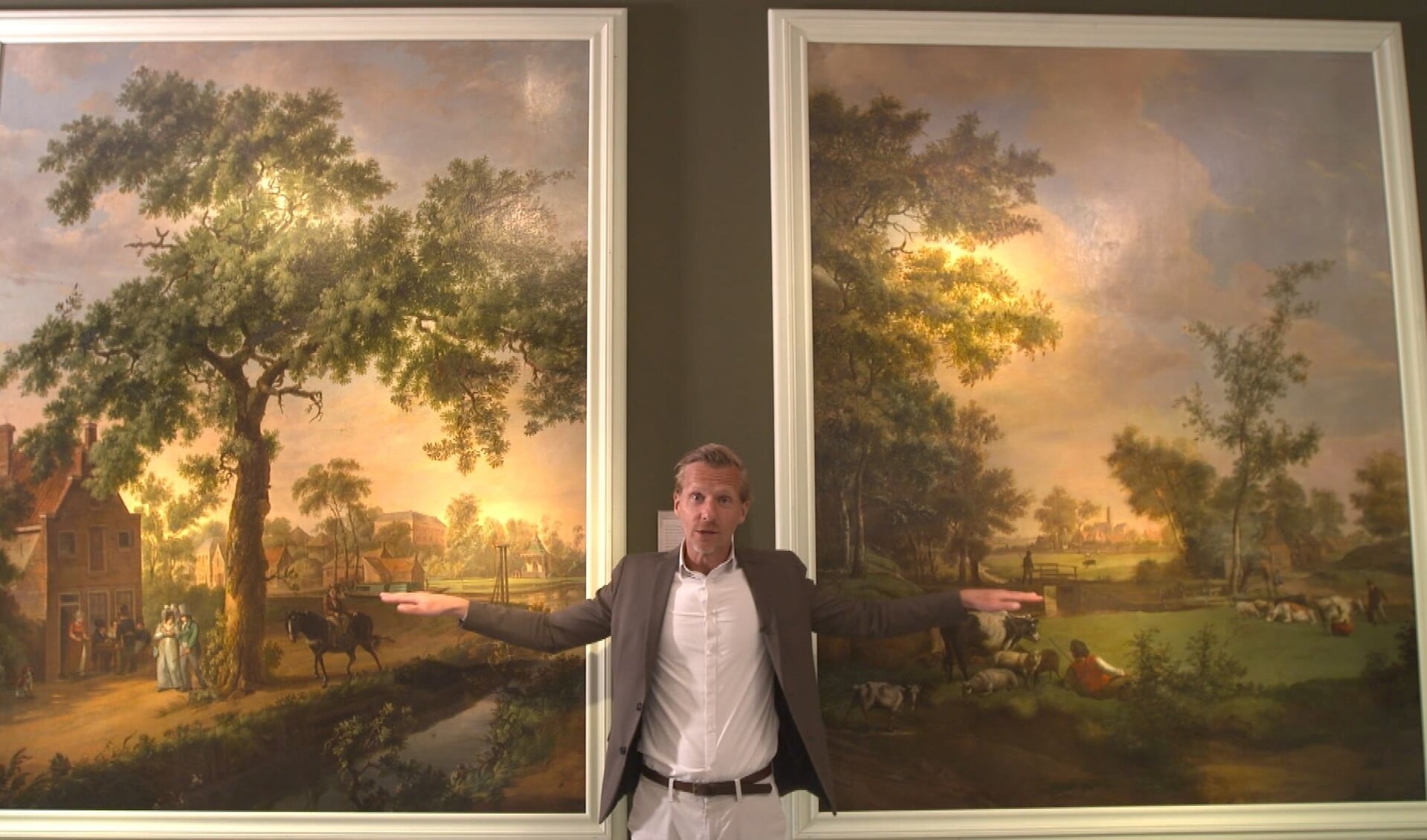 Marc de Beijer, directeur van Museum Gouda, brengt de tentoonstelling in het Westfries Museum onder de aandacht.