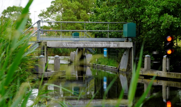 <p>Het sluisje bij gemaal Admiraal. </p>