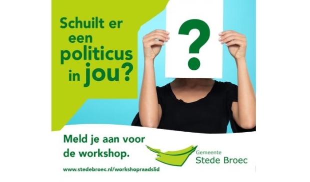 <p>Aanmelden voor de workshop kan op de gemeentewebsite. </p>