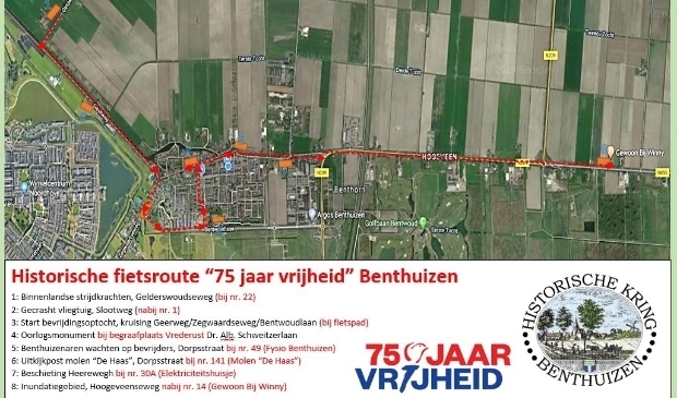 <p>U kunt vanaf heden langs historische plekken in Benthuizen fietsen.</p>