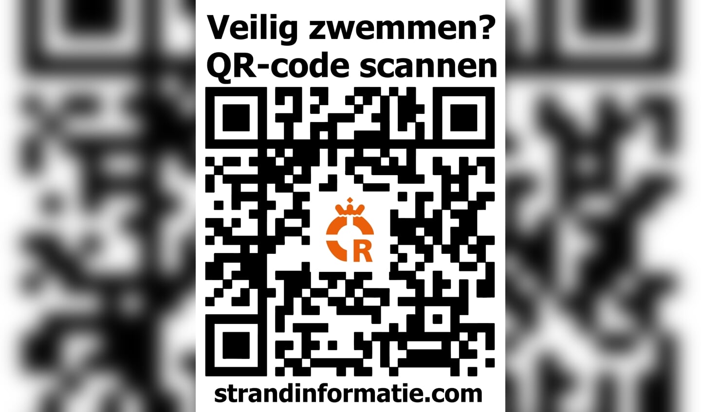 De QR code voor de site strandinformatie.com.