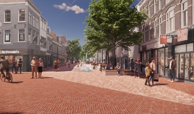 <p>Zo ziet de Laat er straks uit vanaf de kant van V&D.</p>