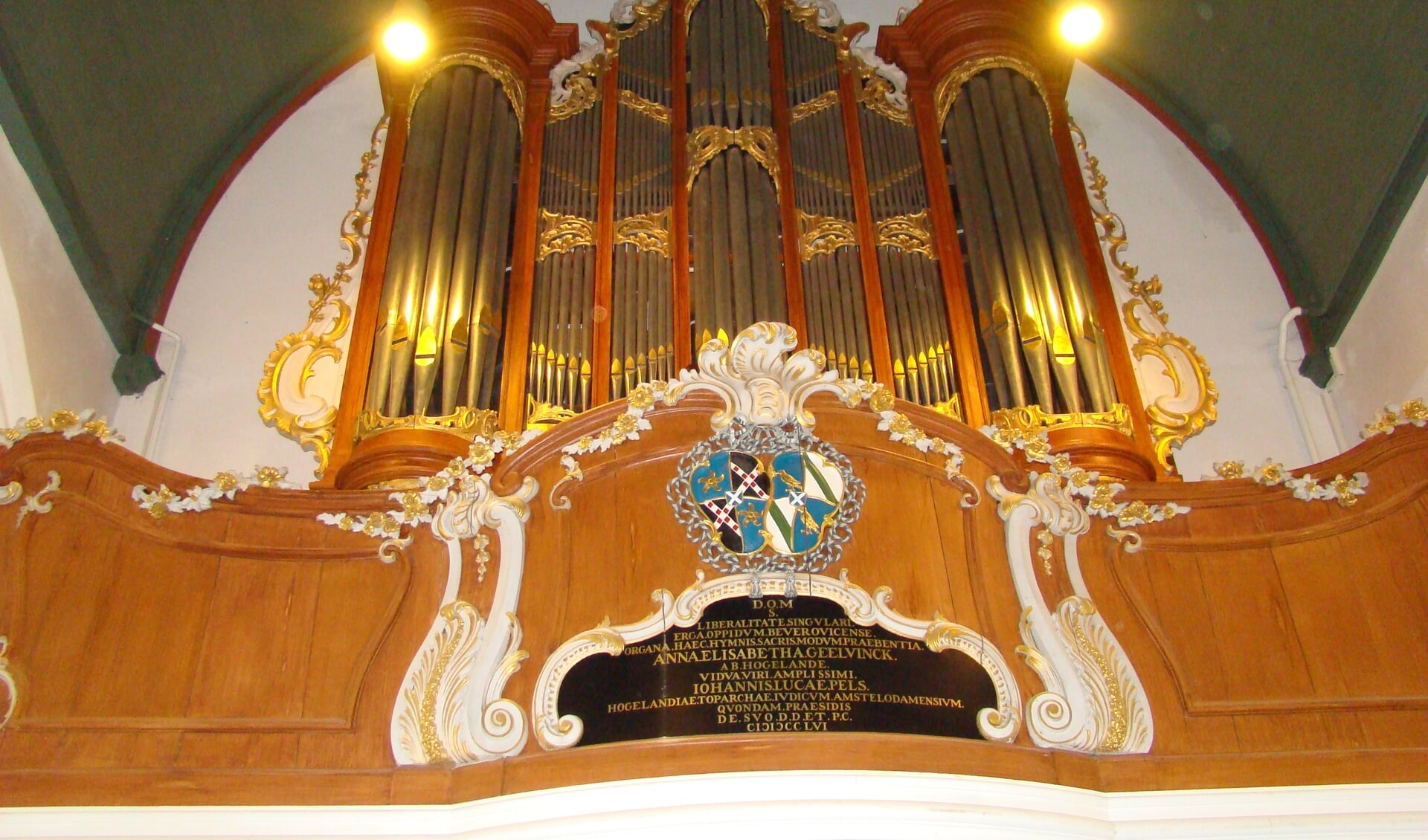 orgelfront Beverwijks Müller orgel