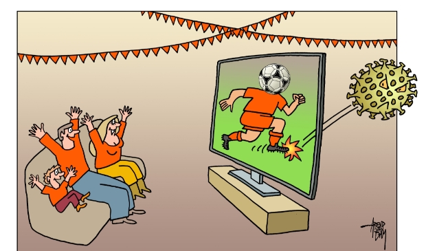 <p>EK voetbal 2021. Even wat anders op tv dan corona.</p>