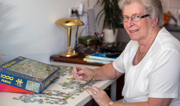 <p>Mevrouw van Vliet: "Ik bewonder de zorg, hoor." </p>