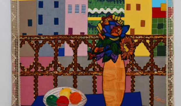 <p>Details van een artquilt van Gianinna Rijsdijk.</p>