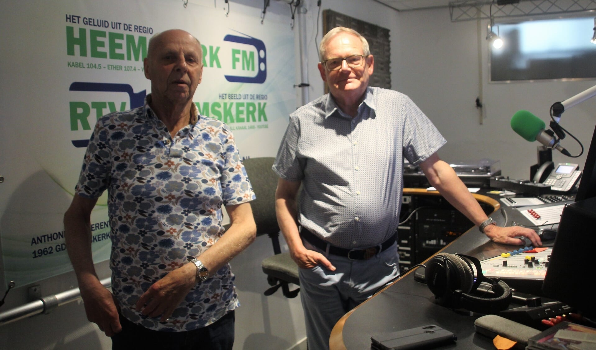 Fred Kos (links) en Henk de Ruijter.